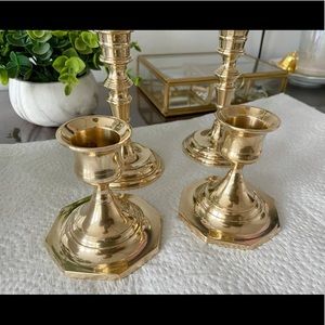 ✨ Sold! ✨Solid Brass~ Candle Holders